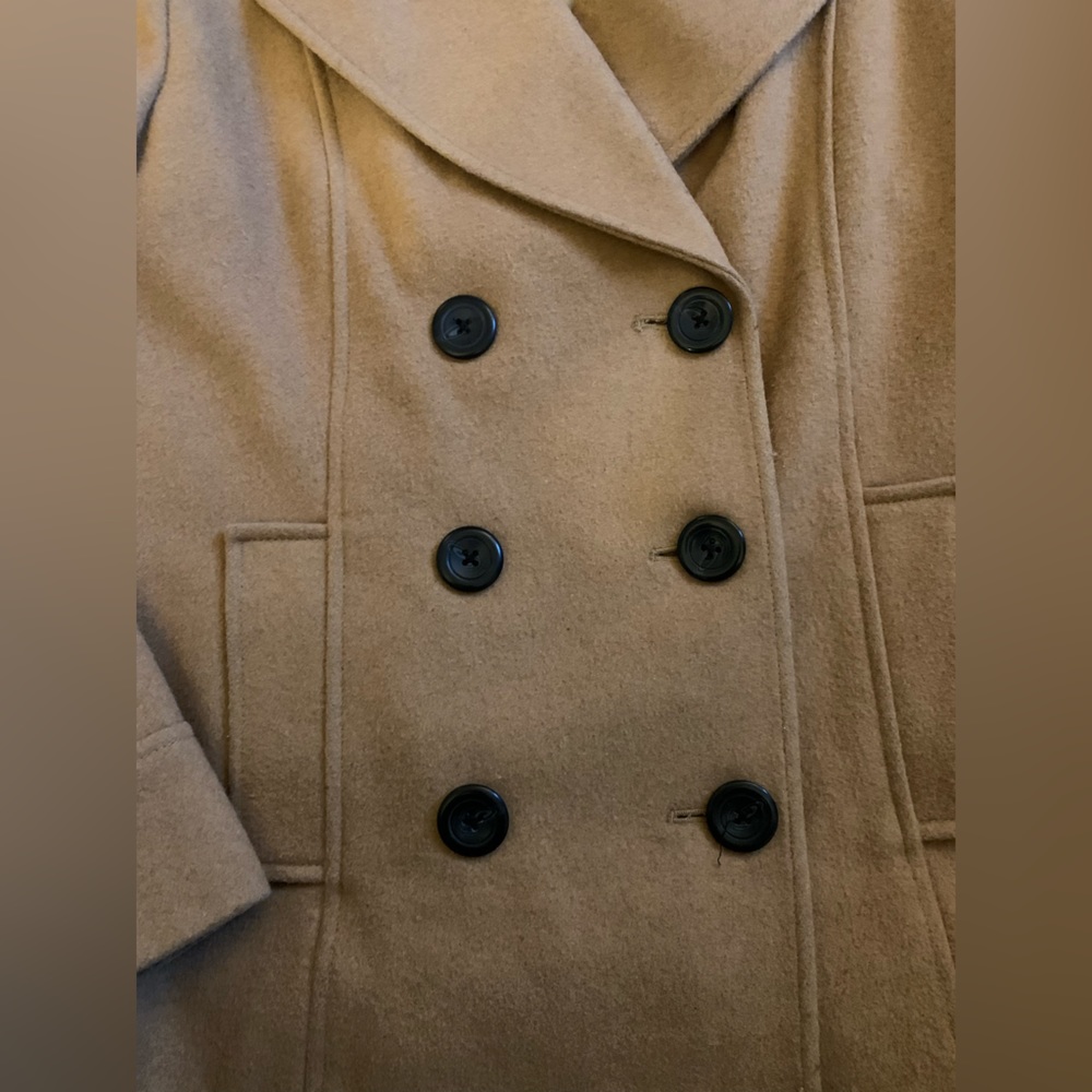 Fall Tan Pea Coat - image 2